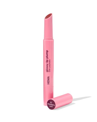 glossy lip plump 81 strawberry swirl - 11230481 - HEMA