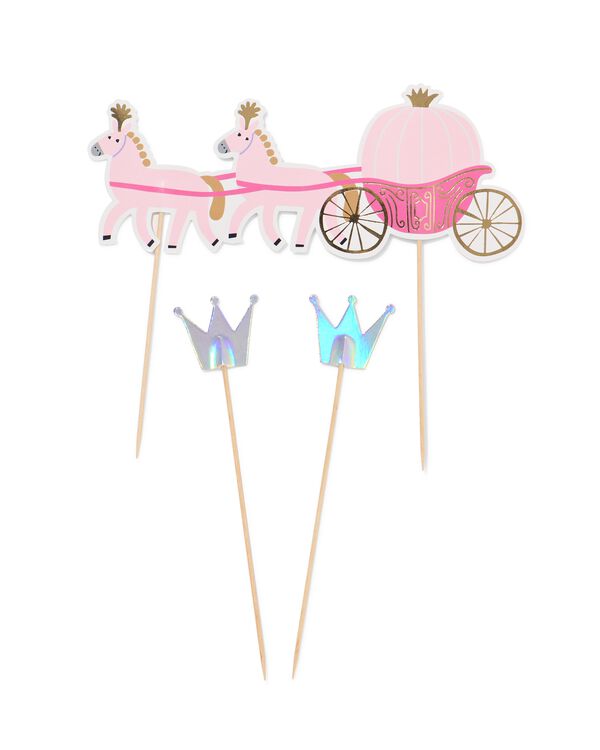 Torten-Topper-Set Prinzessin &ndash; 3 St&uuml;ck - 14250385 - HEMA