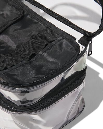 Beautycase mit Organizer, transparent, 17 x 25 x 15 cm - 11890621 - HEMA