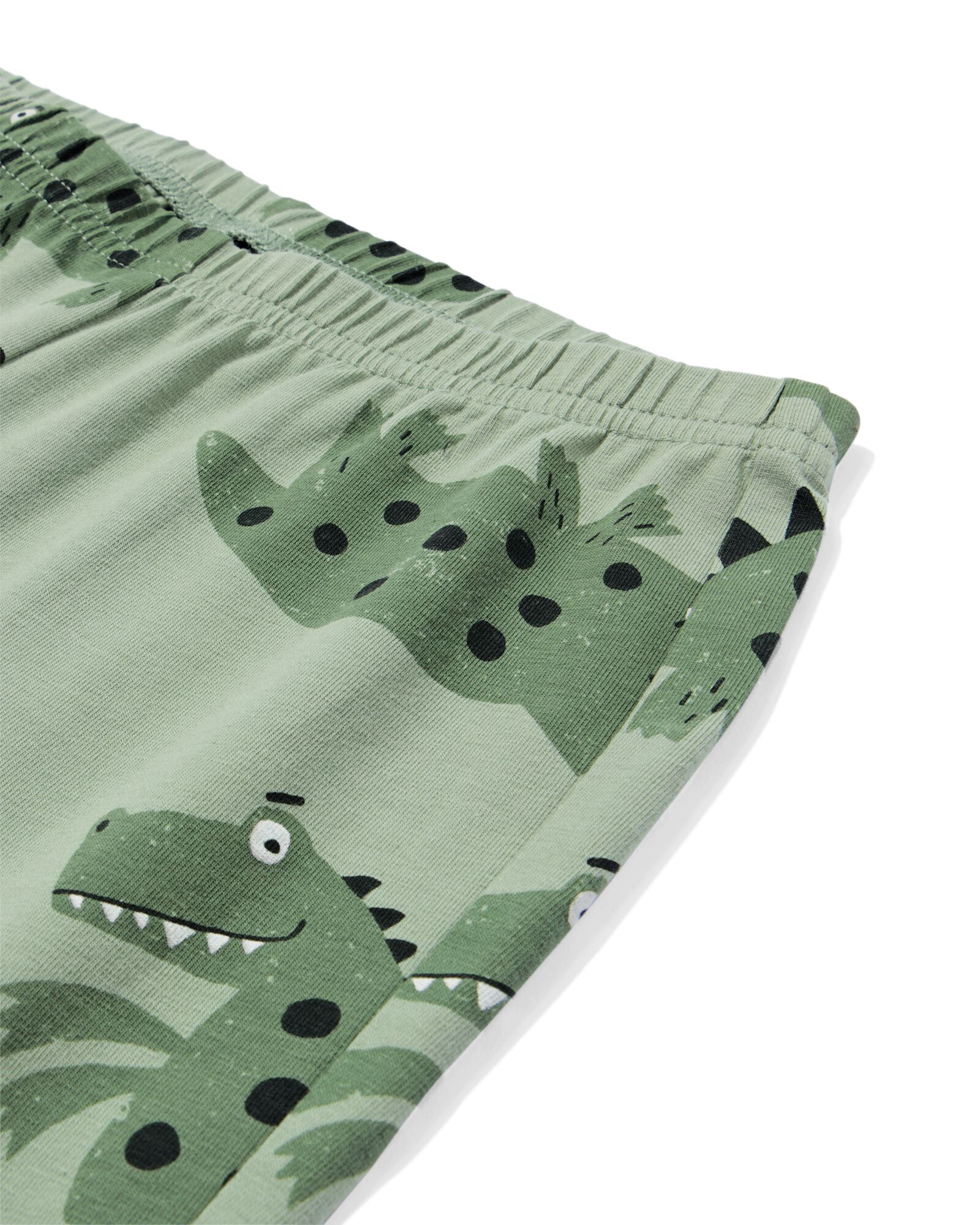 pyjama dinosaure enfant avec pyjama doudou vert fonc&eacute; vert fonc&eacute; - 23000350DARKGREEN - HEMA