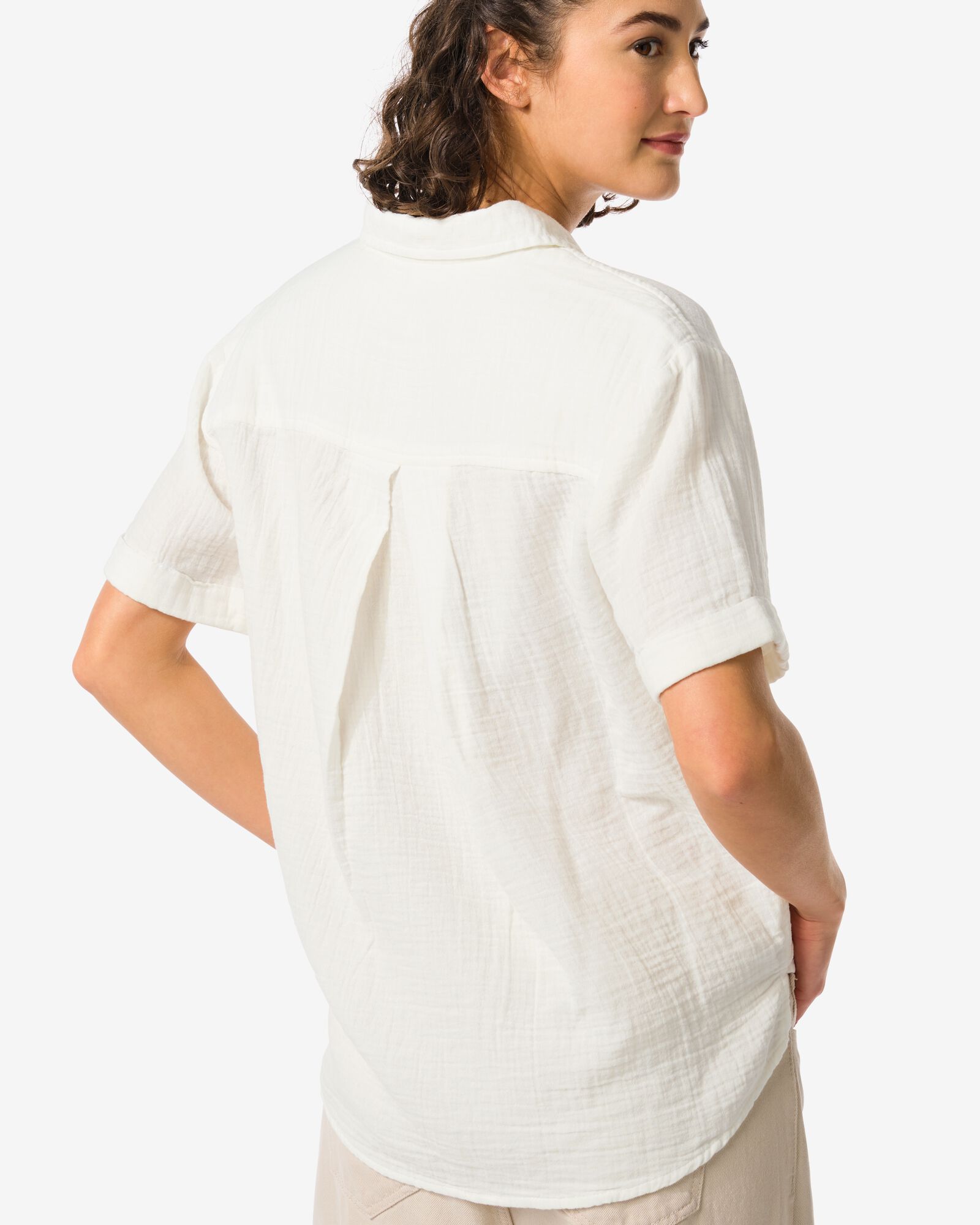 chemisier femme Kai blanc - 36330070WHITE - HEMA