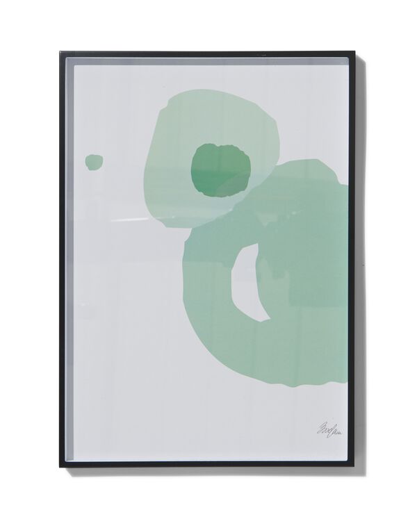 fotolijst 21 x 29,7 / A4 - metaal zwart zwart A4 - 2000000394 - HEMA