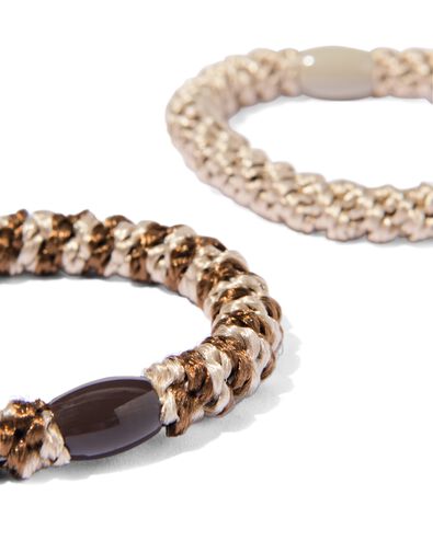 3er-Pack Haargummis, geflochten - 11870078 - HEMA