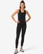 legging de sport femme sans coutures côte noir S - 36030344 - HEMA