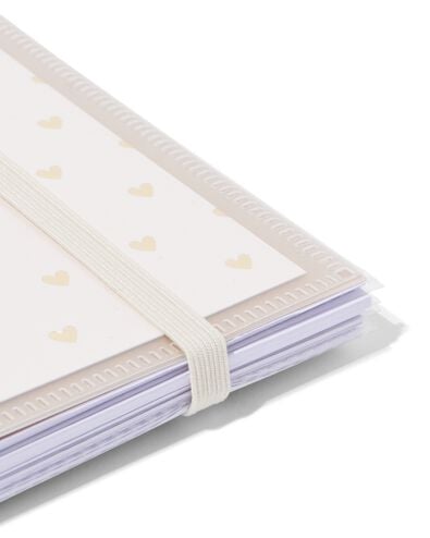 agenda scolaire avec insert 2026-2027 10x15cm c&oelig;urs  - 14505659 - HEMA