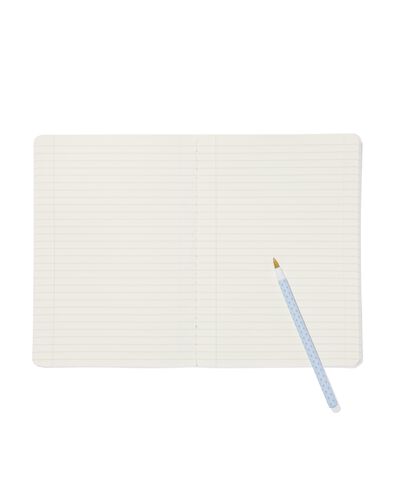 schriften A5 bloemen - 3 stuks - 14106010 - HEMA