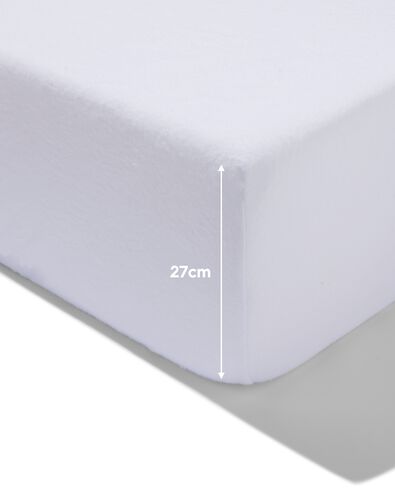 Matratzenschoner Molton, 200 &times; 200 cm, Baumwolle, wei&szlig; - 5190234 - HEMA
