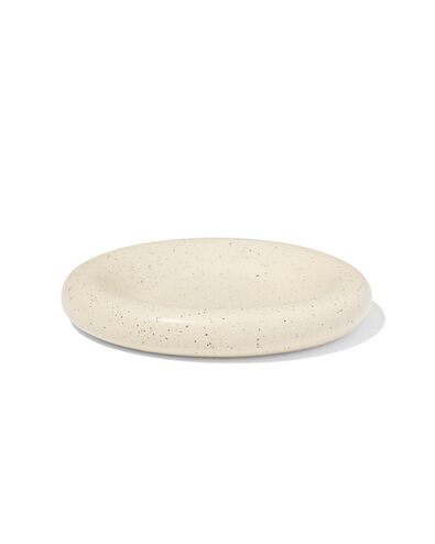 Kerzenuntersetzer, ⌀20 cm, Keramik, wei&szlig; - 13325060 - HEMA