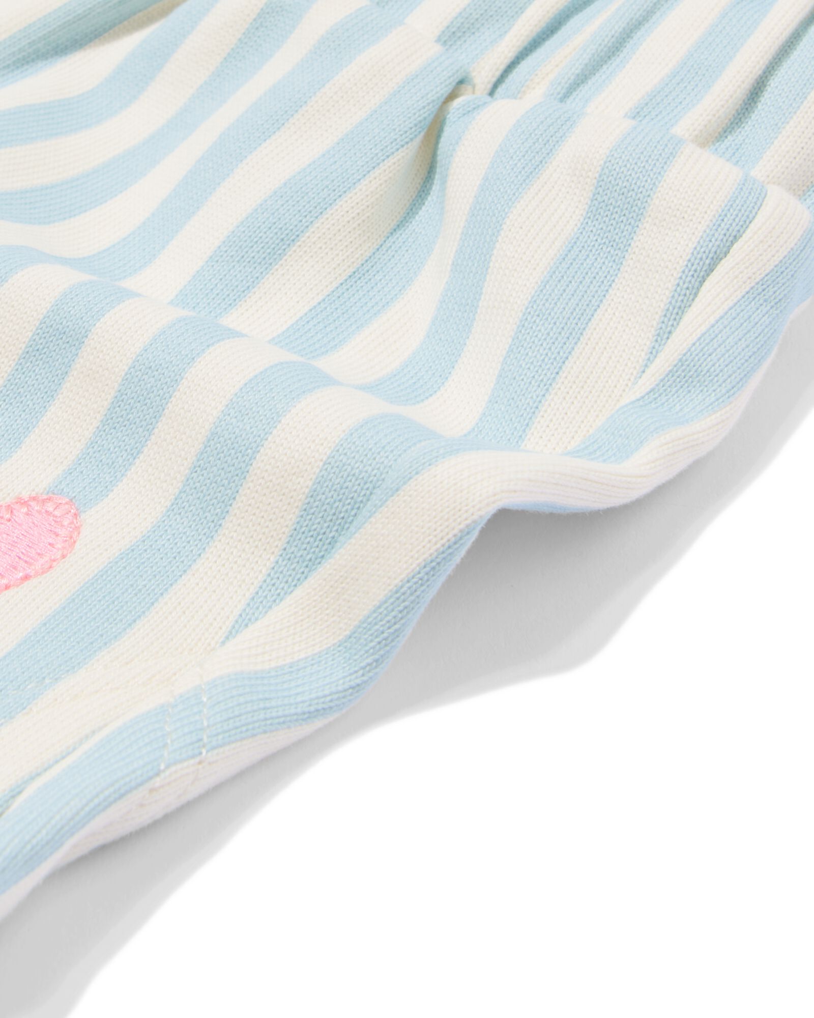 babybroeken comfy fit sweatstof strepen - 2 stuks lichtgeel lichtgeel - 33007480LIGHTYELLOW - HEMA