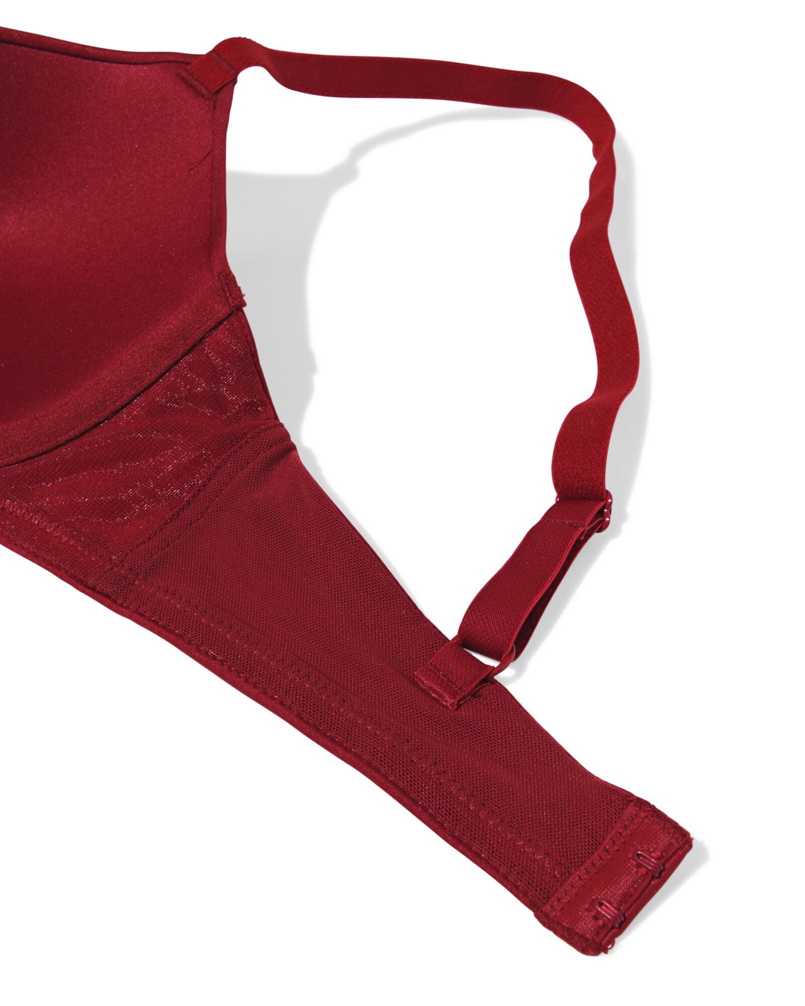 voorgevormde bh met beugel donkerrood donkerrood - 21800450DARKRED - HEMA