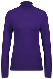 Damen-Rollkragenpullover Lois violett violett - 1000028475 - HEMA