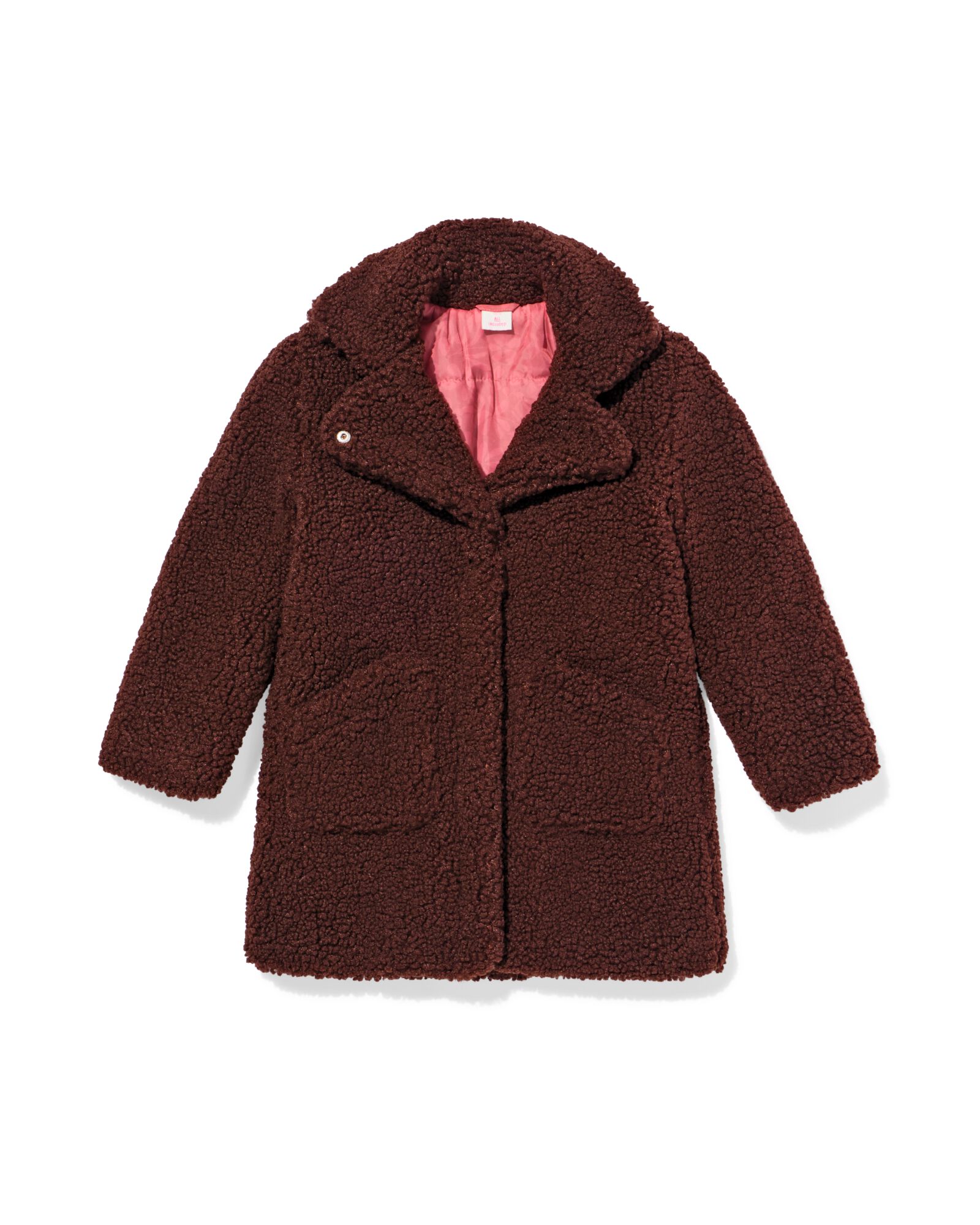 Kinderjacke Teddy dunkelbraun dunkelbraun - 30825206DARKBROWN - HEMA