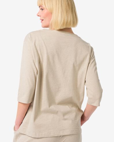 haut de pyjama femme naturel - 23400465NATURAL - HEMA