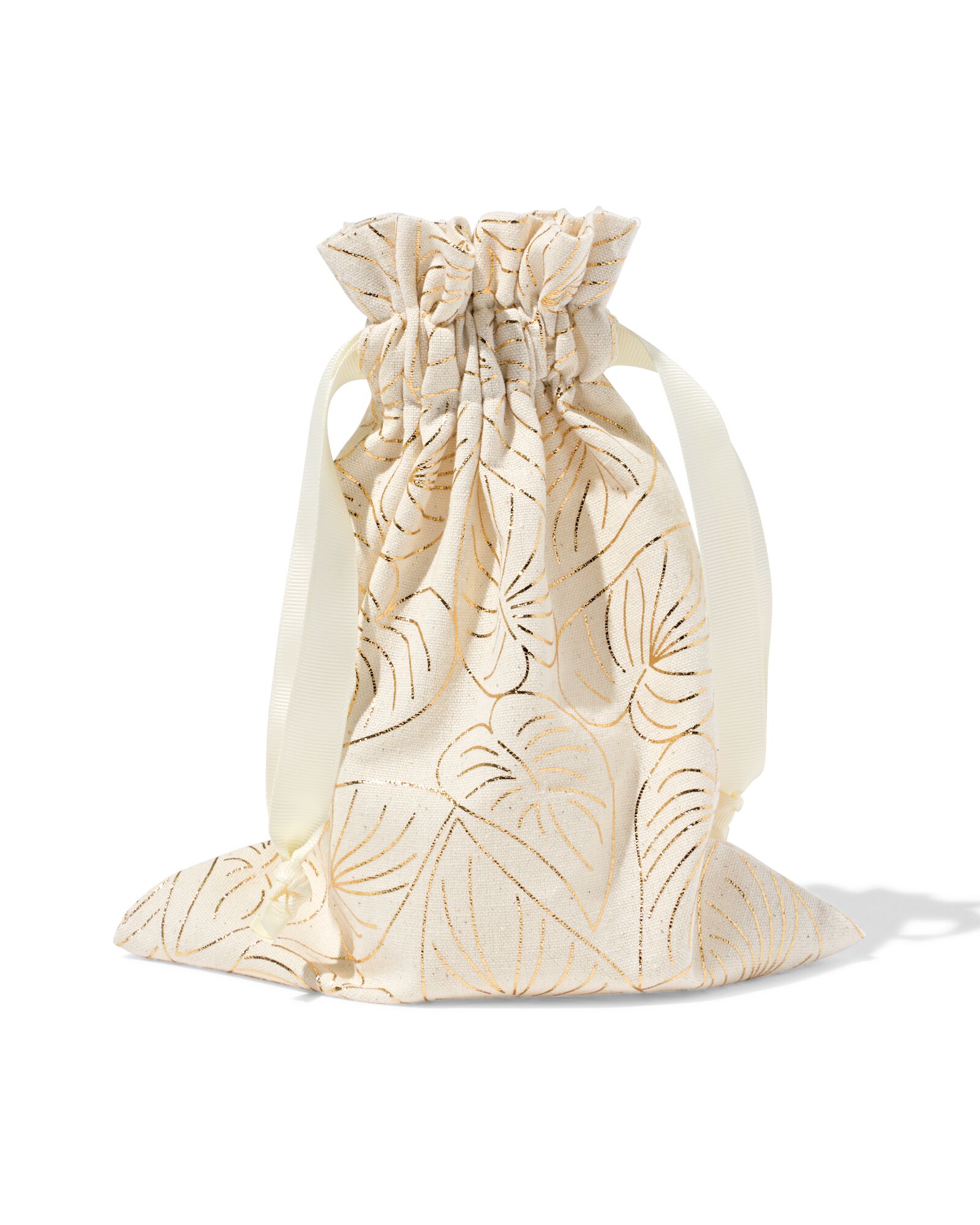 sac cadeau en tissu M feuilles - 14793329 - HEMA