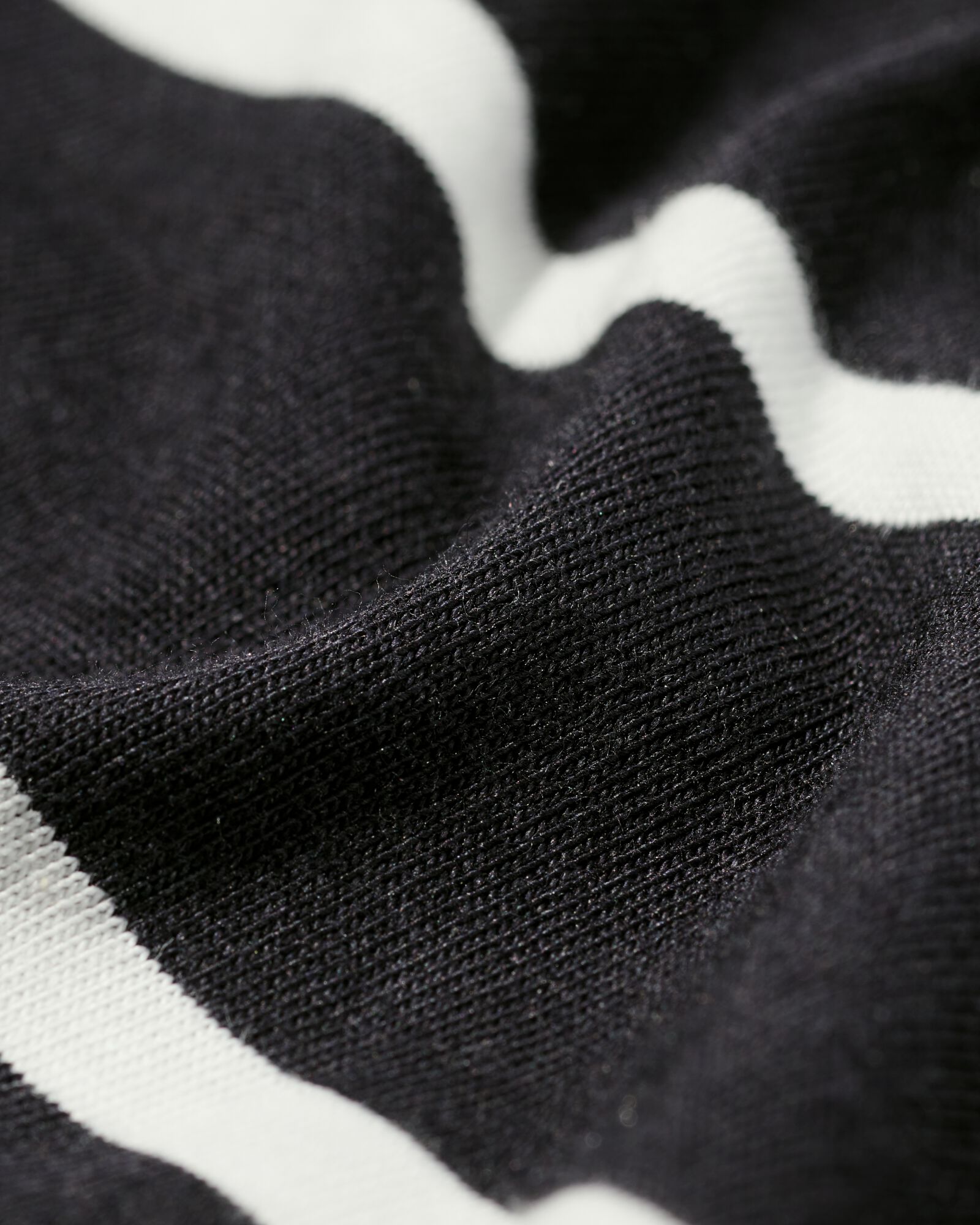 Damennachthemd gestreift schwarz/wei&szlig; - 23407530BLACKWHITE - HEMA