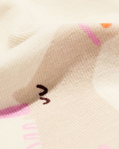 kinderpyjama met poppenpyjama eenhoorn gebroken wit gebroken wit - 23000340OFFWHITE - HEMA