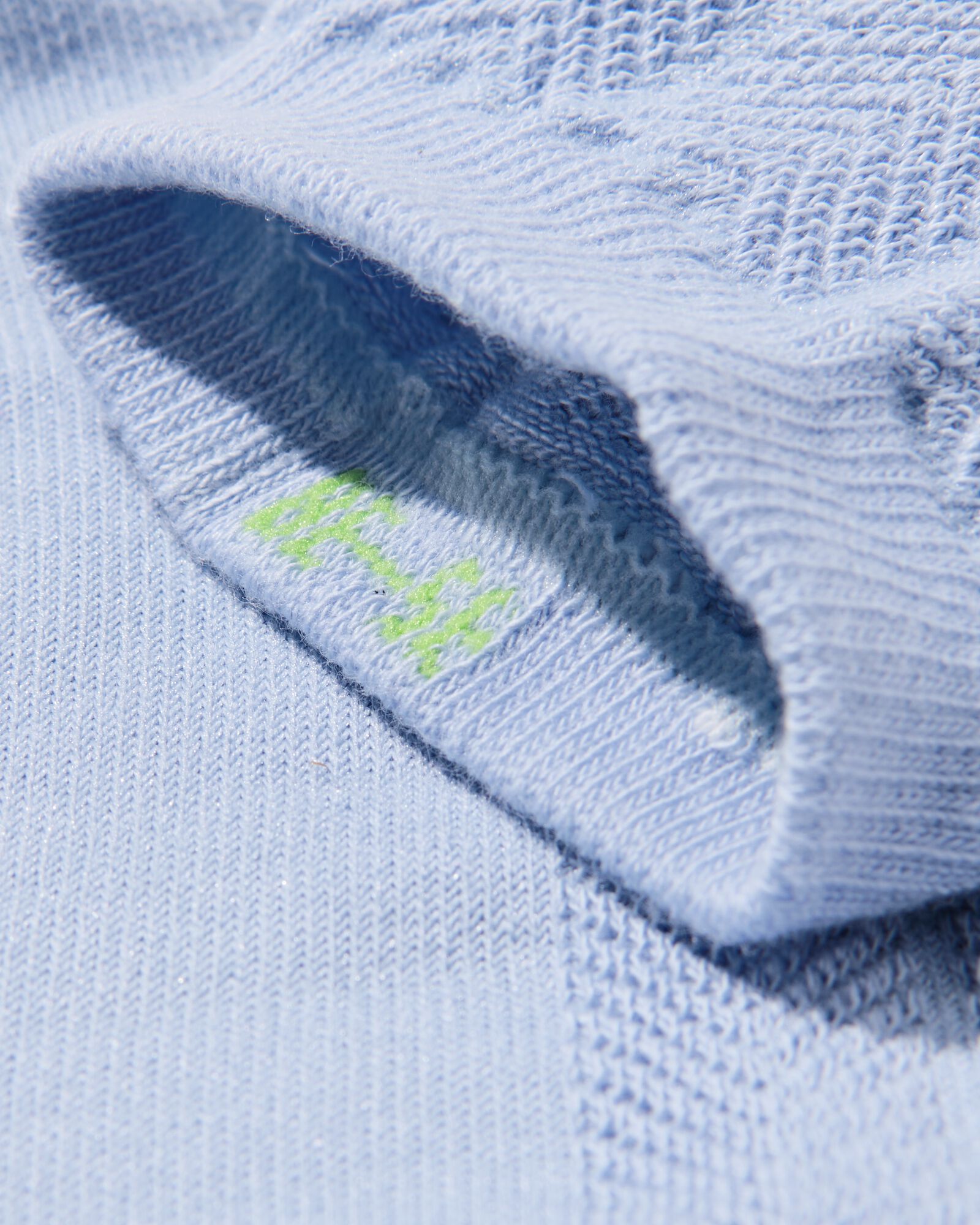 socquettes structure femme bleu clair - 4280535LIGHTBLUE - HEMA