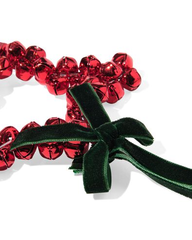 ster belletjes 11.5x11.5cm ijzer rood - 25100039 - HEMA