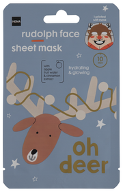 masque visage Rudolph - 17800032 - HEMA