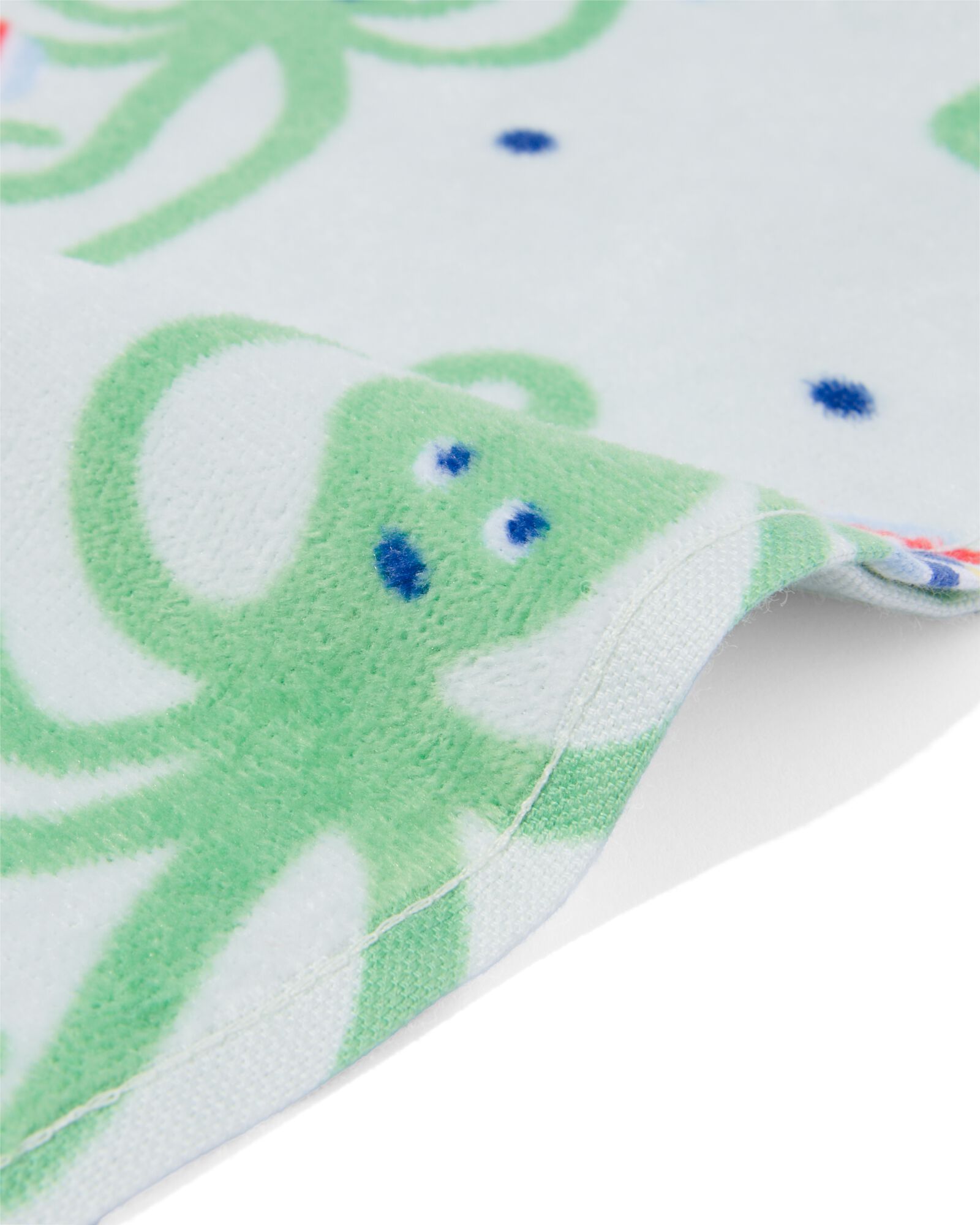 poncho de plage pour enfant 60 x 60 cm pieuvre - 5290113 - HEMA