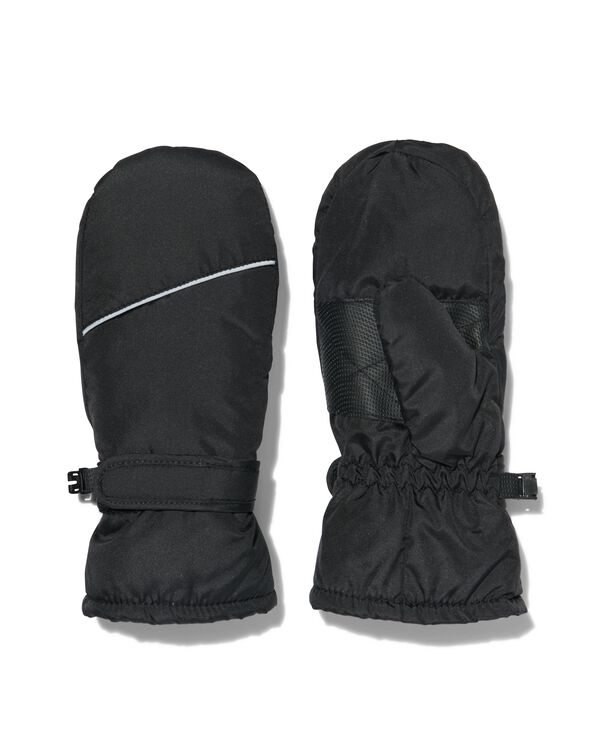 moufles enfant imperm&eacute;able noir noir - 1000028928 - HEMA