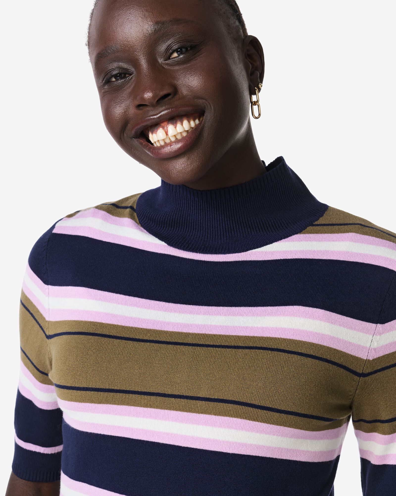 Damenpullover Lily, Feinstrick, Streifen bunt bunt - 36302780MULTI - HEMA