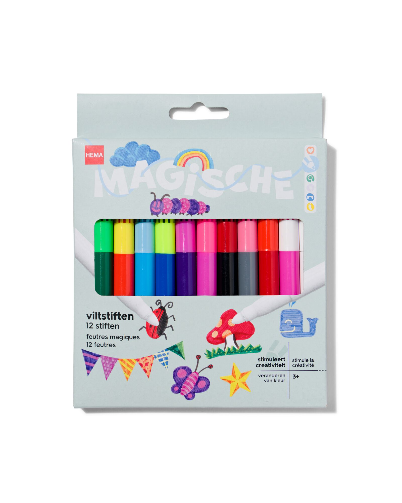 12&nbsp;feutres magiques - 15990194 - HEMA