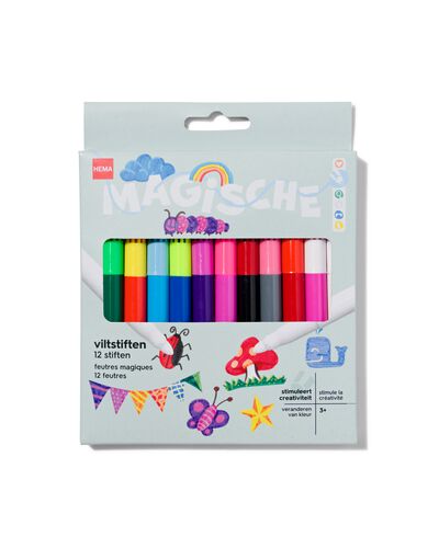12&nbsp;feutres magiques - 15990194 - HEMA