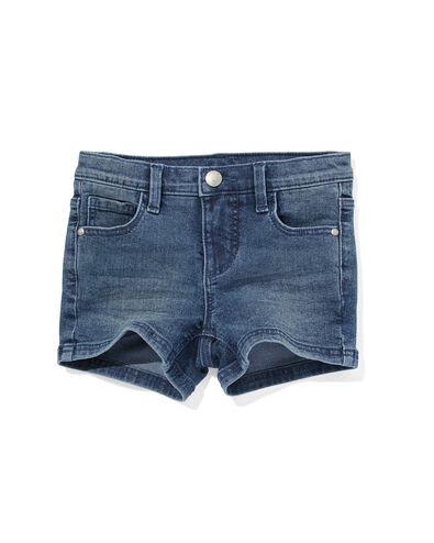 kinder korte jeans middenblauw 134/140 - 30867244 - HEMA