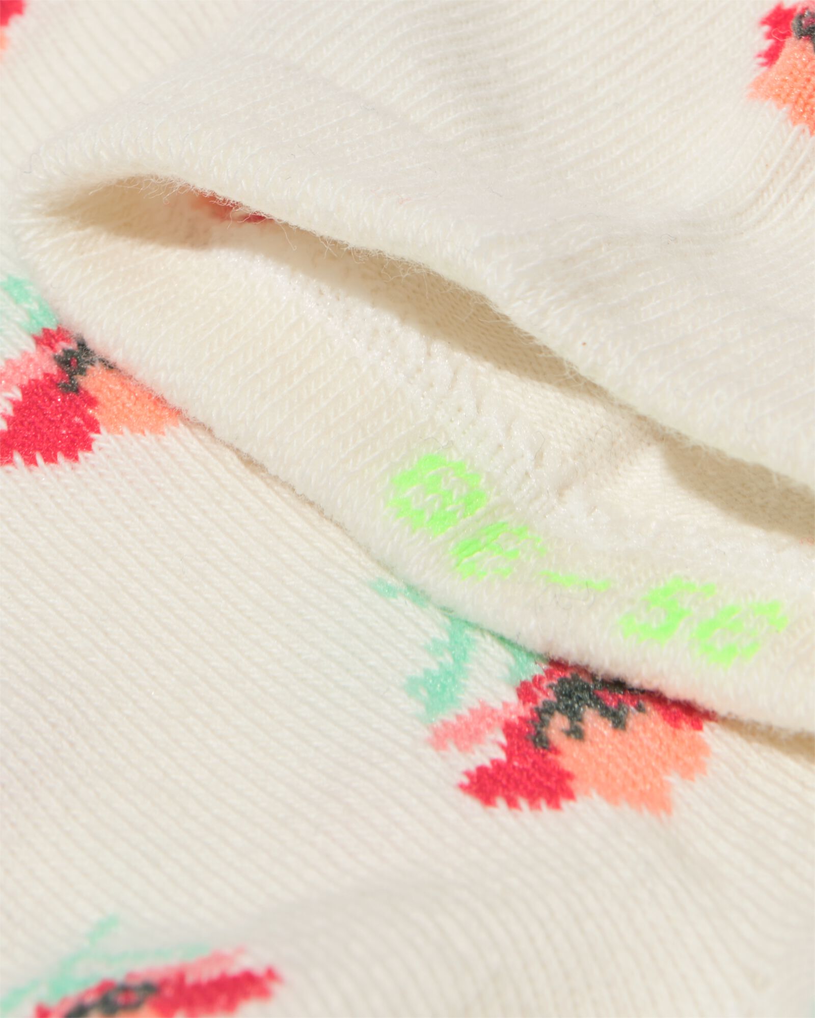 dames enkelsokken bloemen - 5 paar beige beige - 4280820BEIGE - HEMA