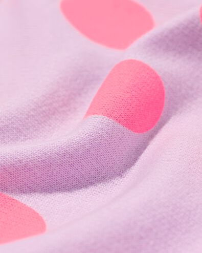 babykledingset comfy fit rib stippen paars paars - 33077270PURPLE - HEMA