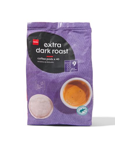 40 dosettes de café extra dark roast - 17150032 - HEMA