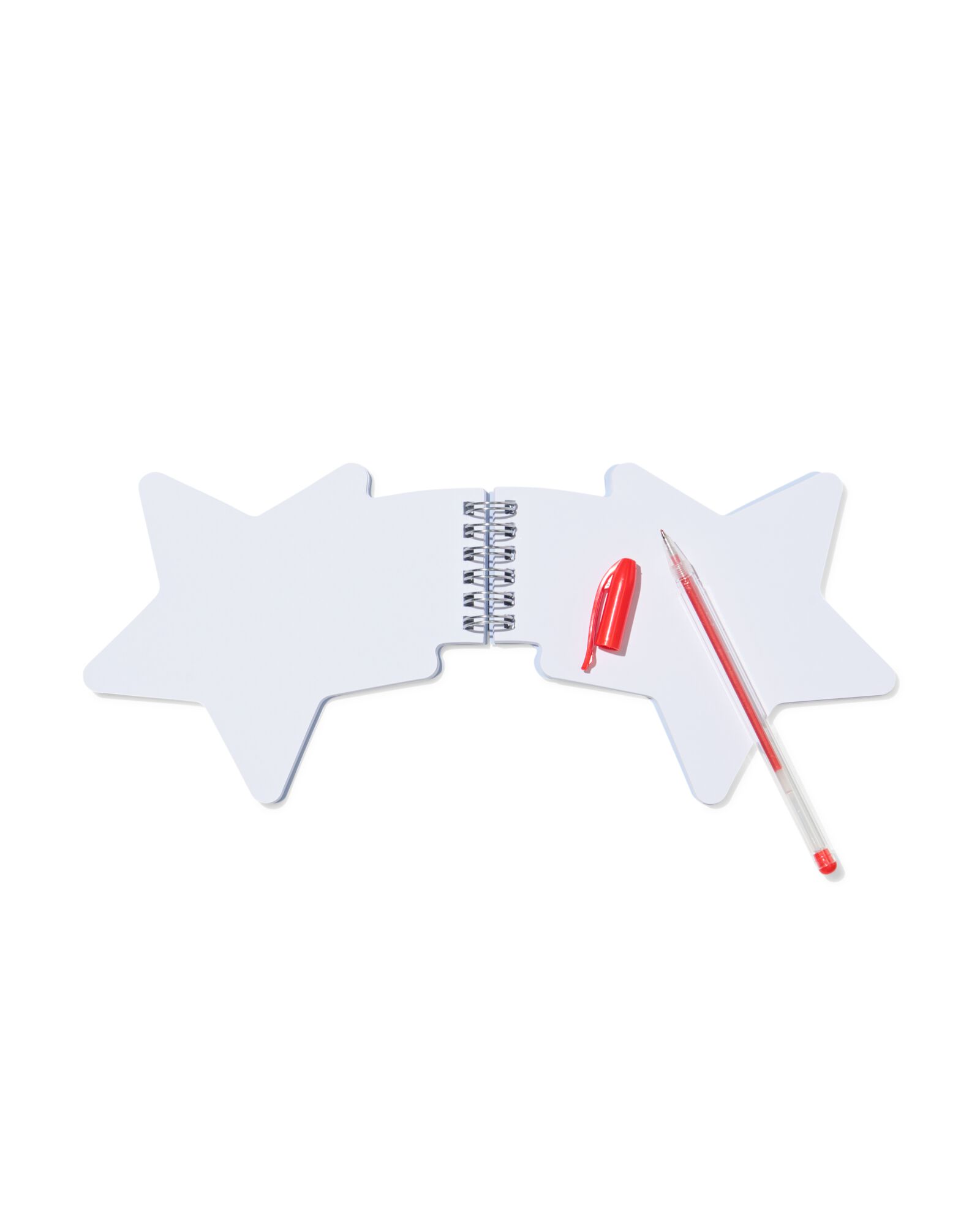 carnet A5 en forme d'&eacute;toile lign&eacute;  - 14100367 - HEMA