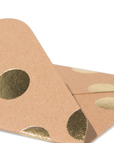 Geschenk-Briefumschl&auml;ge mit Blankokarte, S, Punkte &ndash; 6 St&uuml;ck - 14710300 - HEMA