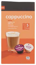 8 capsules de café cappuccino - 17100130 - HEMA
