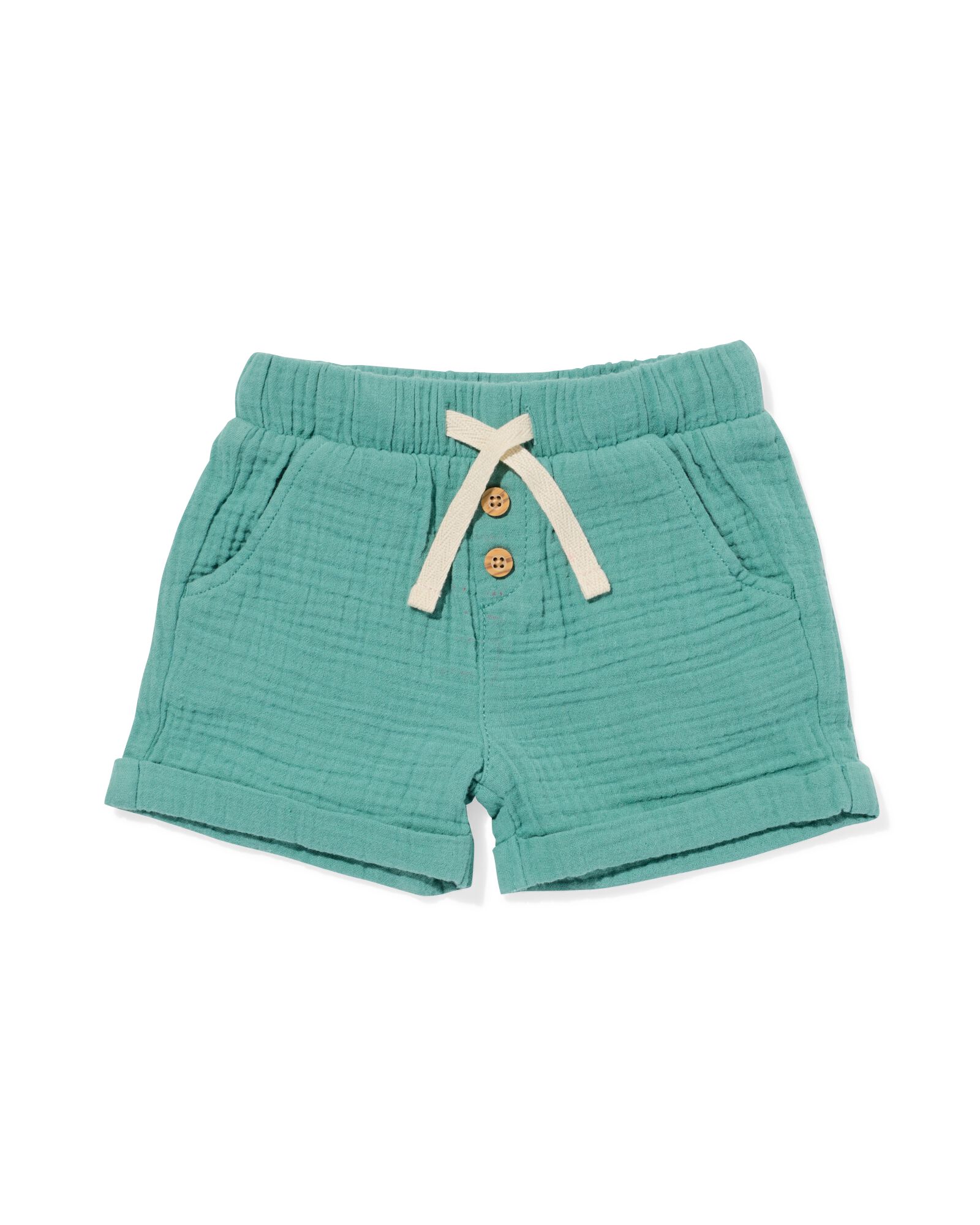 short en mousseline pour b&eacute;b&eacute; vert - 33135970GREEN - HEMA