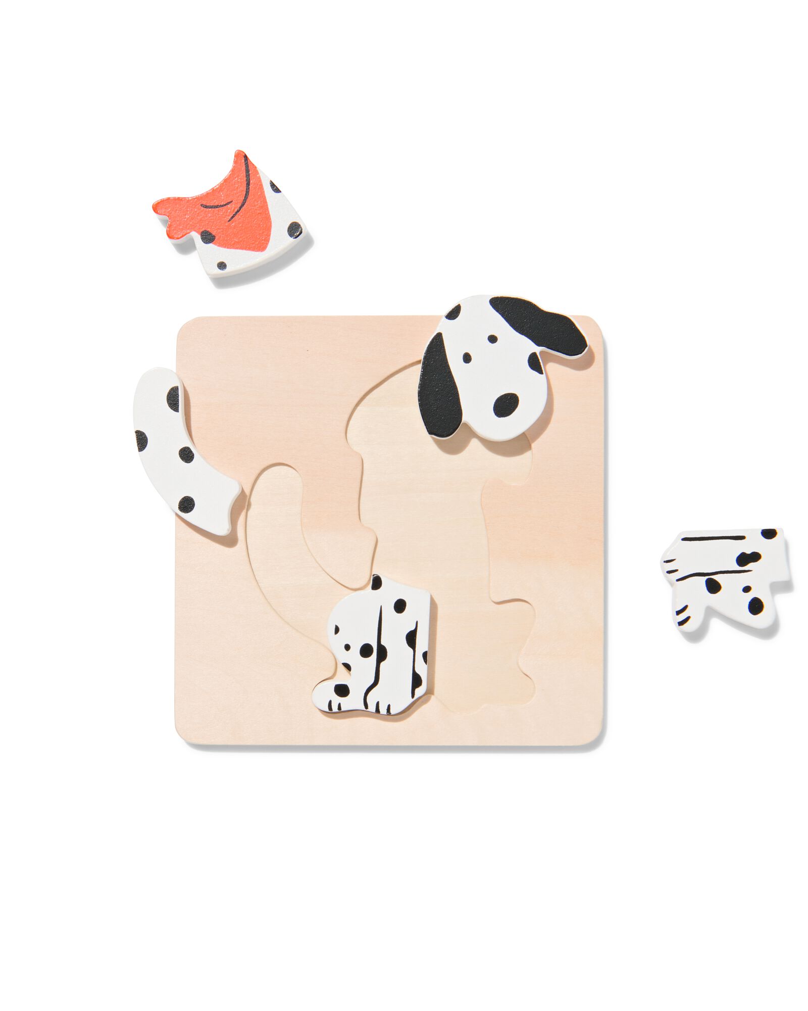 puzzle à emboîter chien bois - 15140131 - HEMA