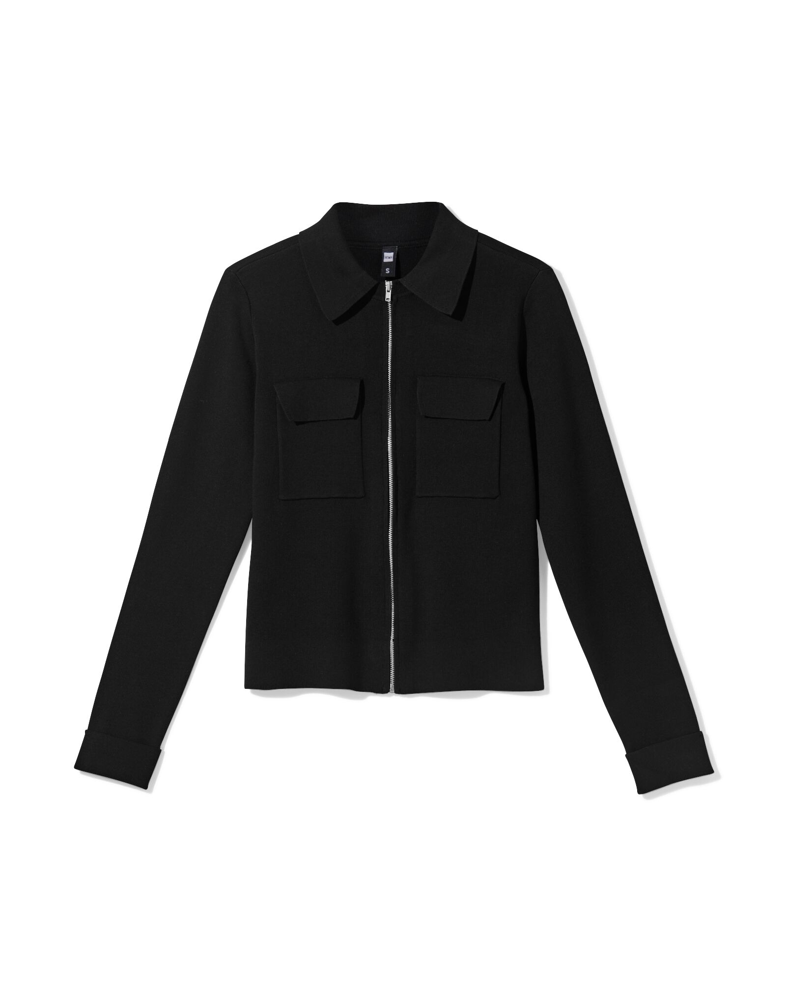 Damen-Strickjacke Ivory schwarz schwarz - 36206480BLACK - HEMA