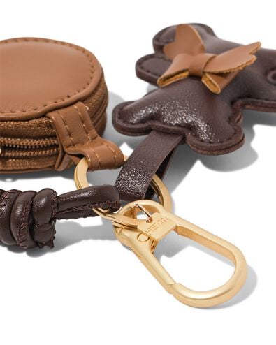 sleutelhanger met beer en etui - 18160011 - HEMA