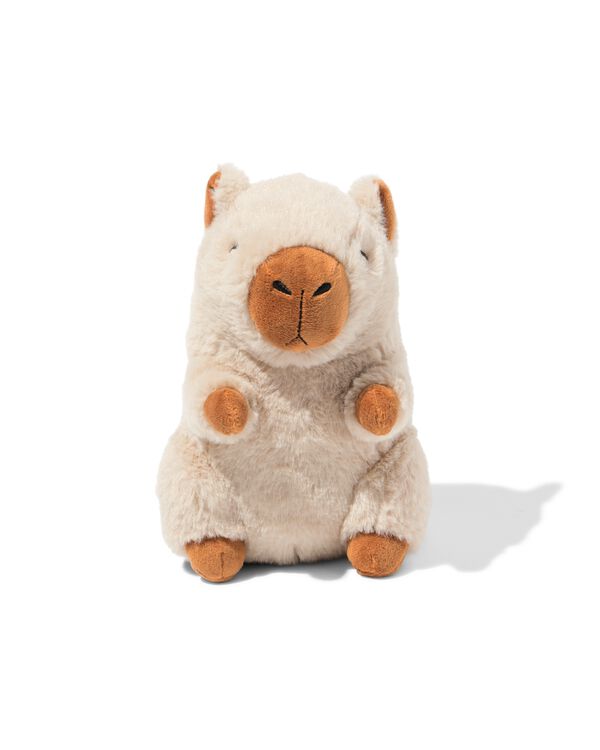knuffel capibara 20cm - 15100250 - HEMA