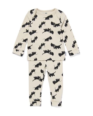 pyjama évolutif bébé côte Takkie beige 92/104 - 33309832 - HEMA