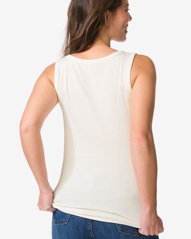 Damen-Top Anouk, Feinripp wei&szlig; wei&szlig; - 1000031338 - HEMA