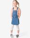 kurze Kinder-Latzhose, mit Wickelrock jeansfarben 110/116 - 30836542 - HEMA