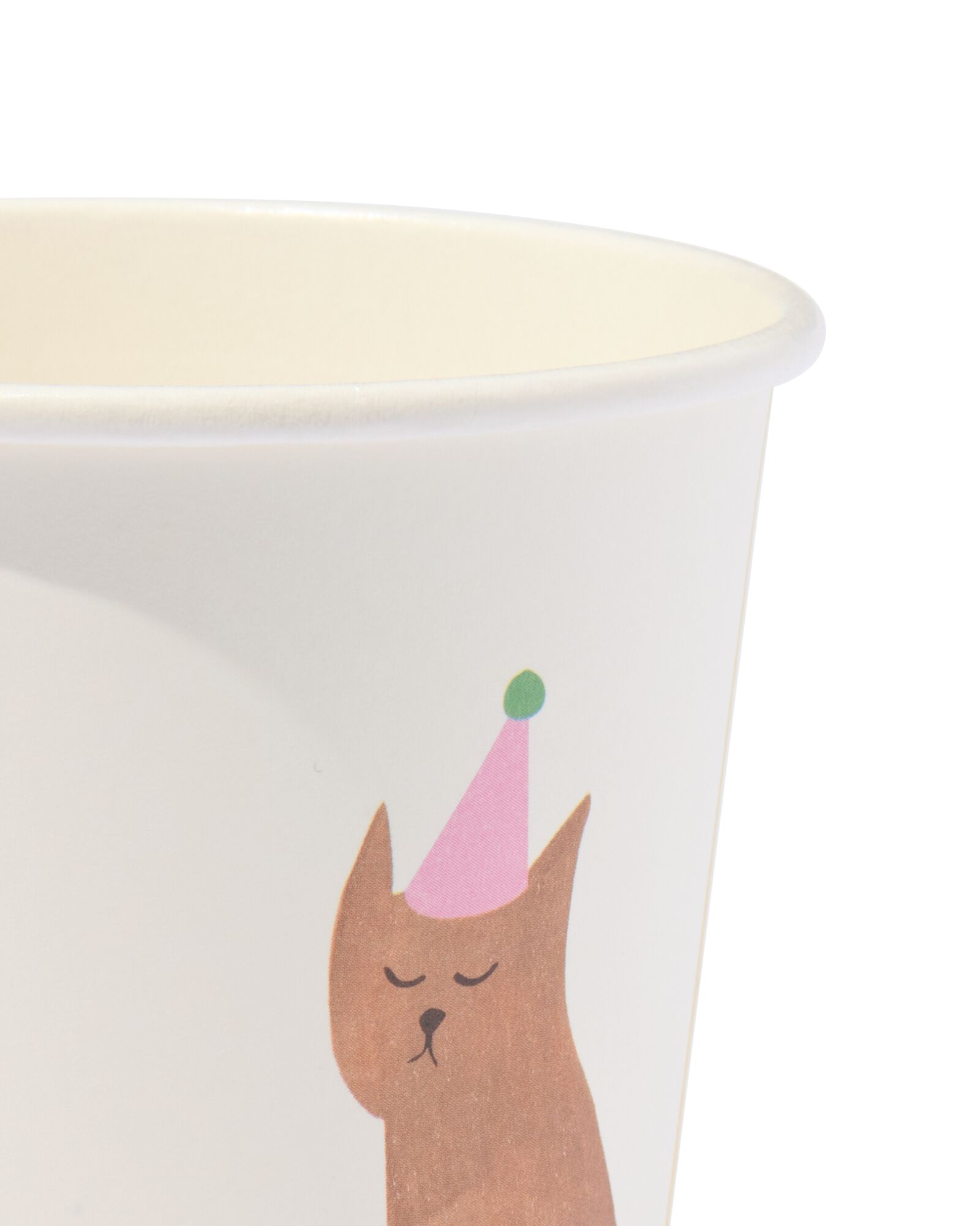 Pappbecher 250 ml Partytier &ndash; 8 St&uuml;ck - 14200382 - HEMA