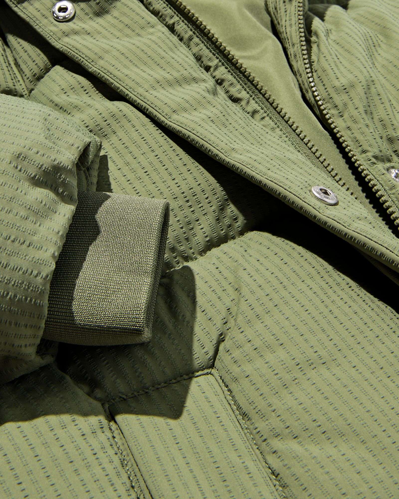 dames pufferjas Jaimy groen - 36203660GREEN - HEMA