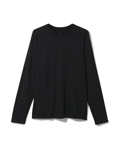t-shirt de sport homme sans coutures noir XL - 36090227 - HEMA