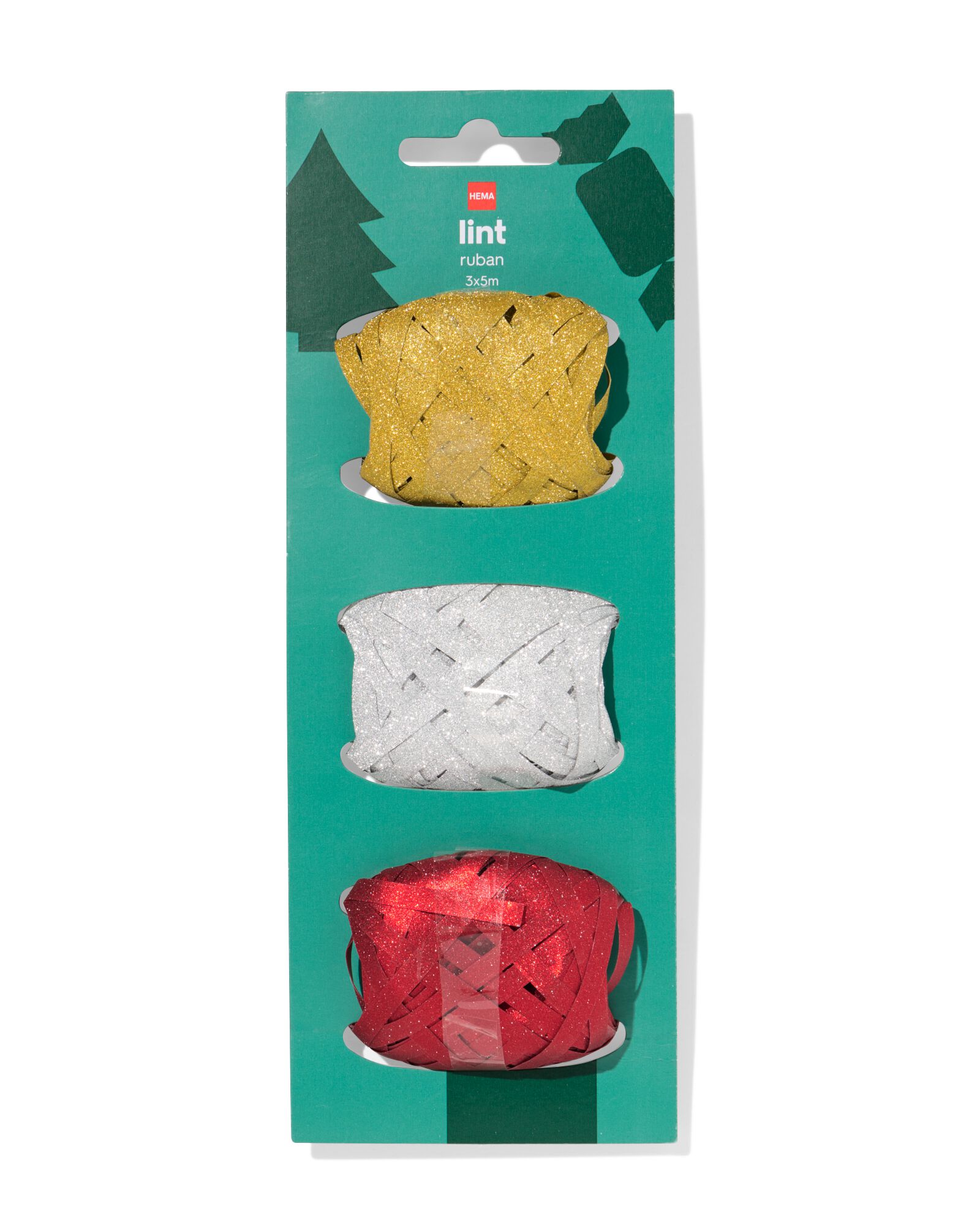 glitterlint 5m - 3 stuks - 25340172 - HEMA