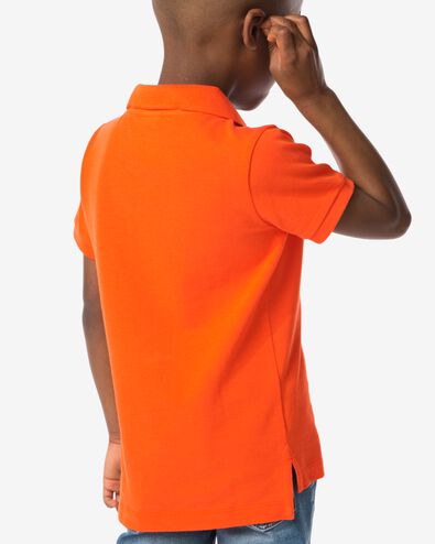 Kinder-Poloshirt, Piqué orange orange - 30777608ORANGE - HEMA