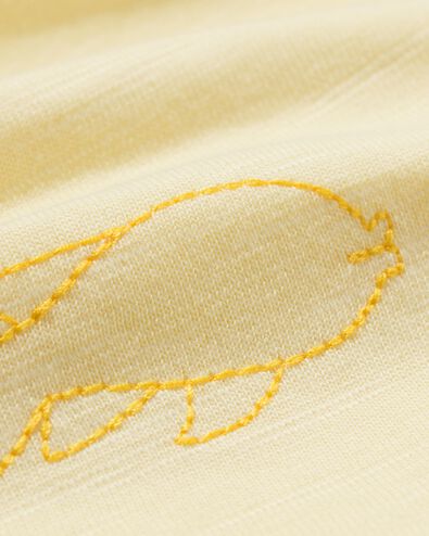 kinder T-shirt vissen lichtgeel lichtgeel - 30718102LIGHTYELLOW - HEMA