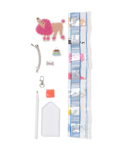 porte-cl&eacute;s diamond painting animaux de compagnie - 15900502 - HEMA